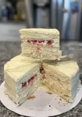 Cloud milk cake